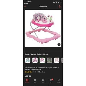 Brand new minnie mouse walker NEVER OPENED !